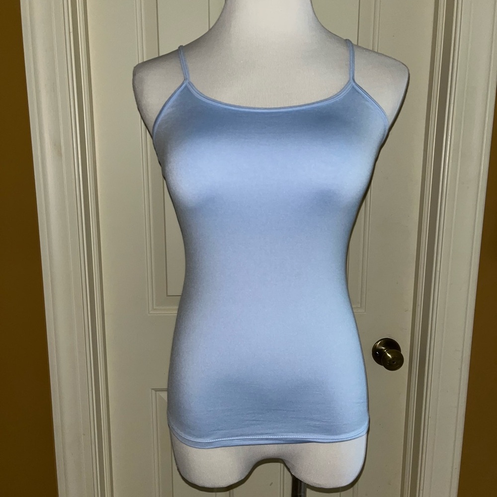 White House Black Market Sky Blue Tank Top